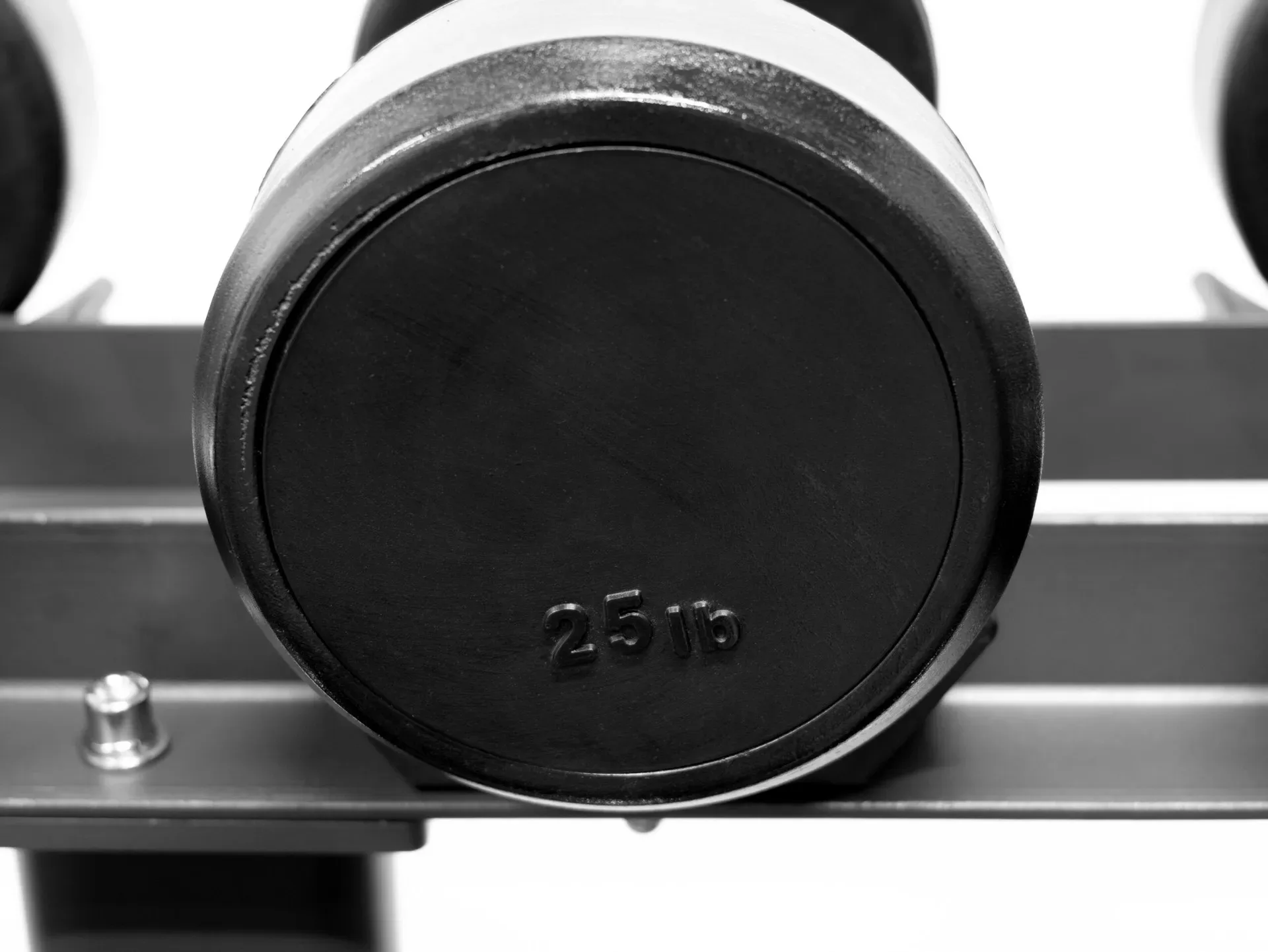 10-100lb Rubber Pro Dumbbell Set w/ G231 - Image 3