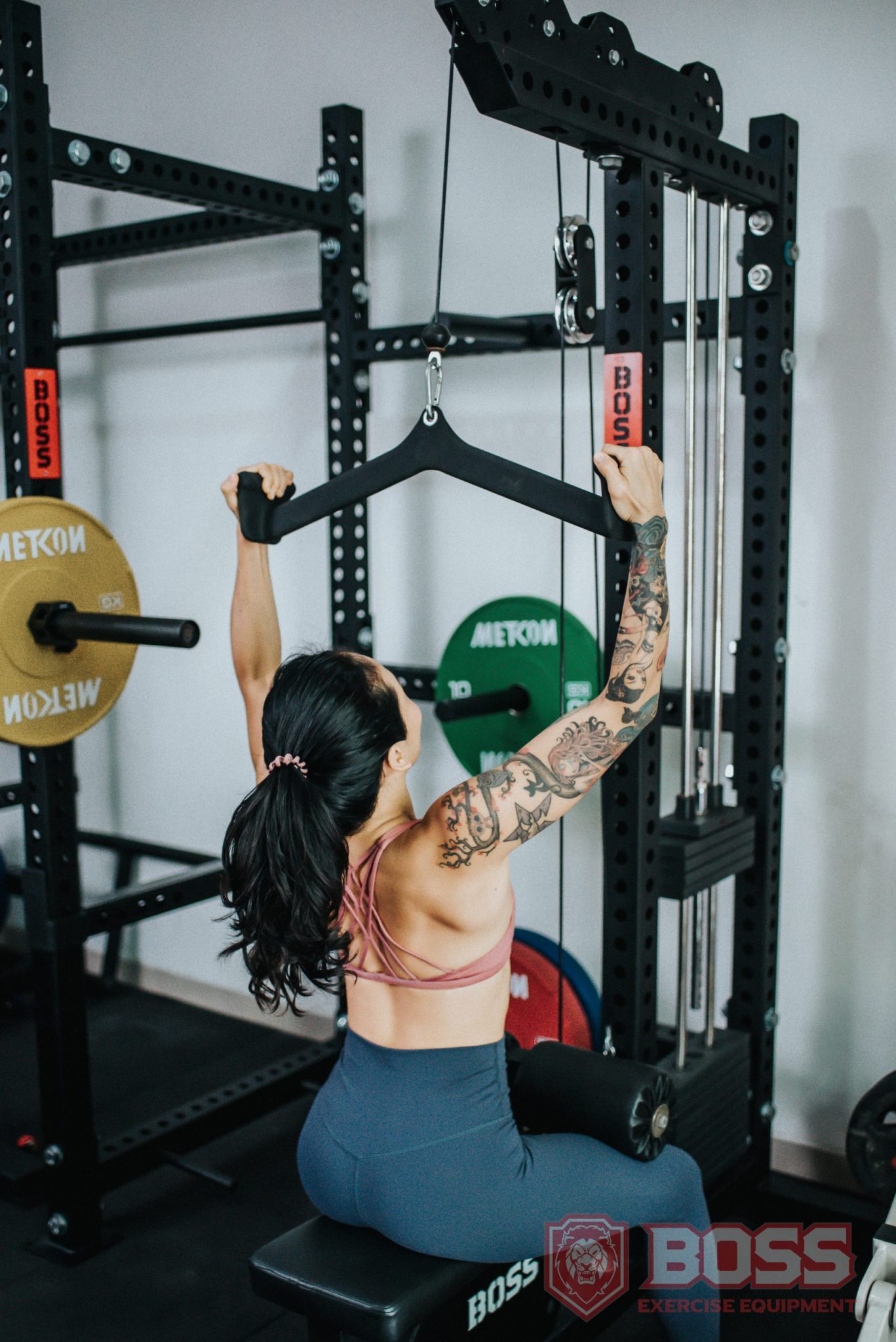 Lat Pulldown and Seated Row