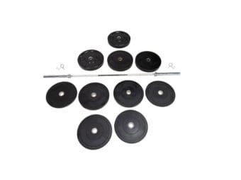 260lb Bumper Plate and Bar Package