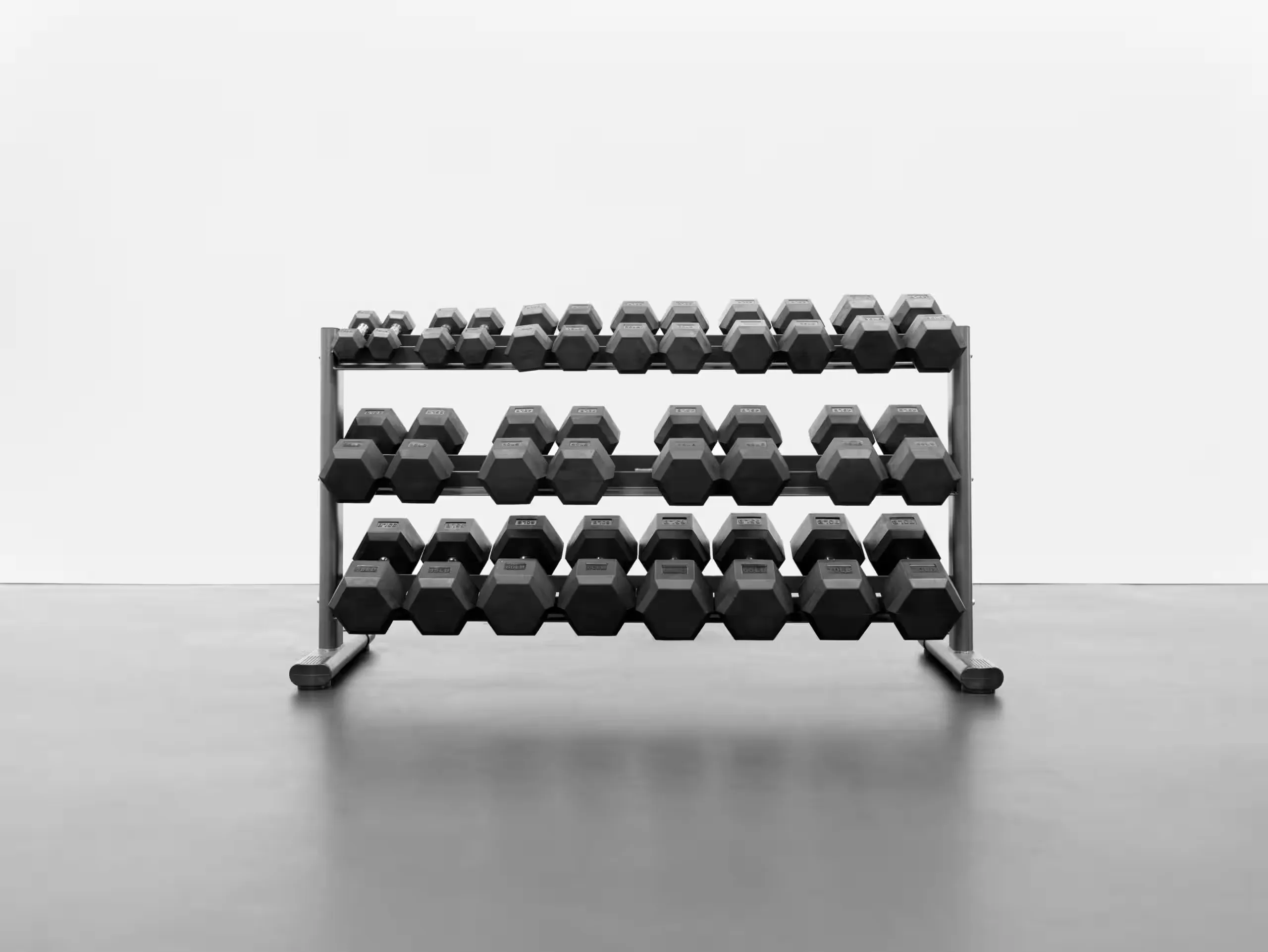 RB570 5-70lb Rubber Hex Dumbbell Set - Image 5